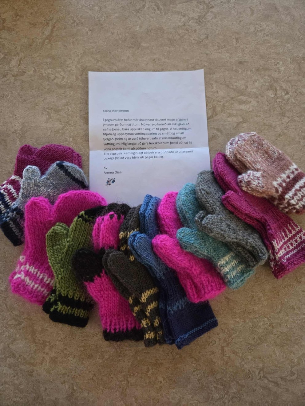 Hlý og falleg gjöf