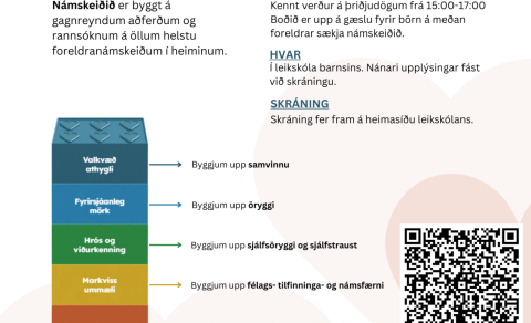 Tengjumst í leik (e. Invest In Play) Foreldranámskeið